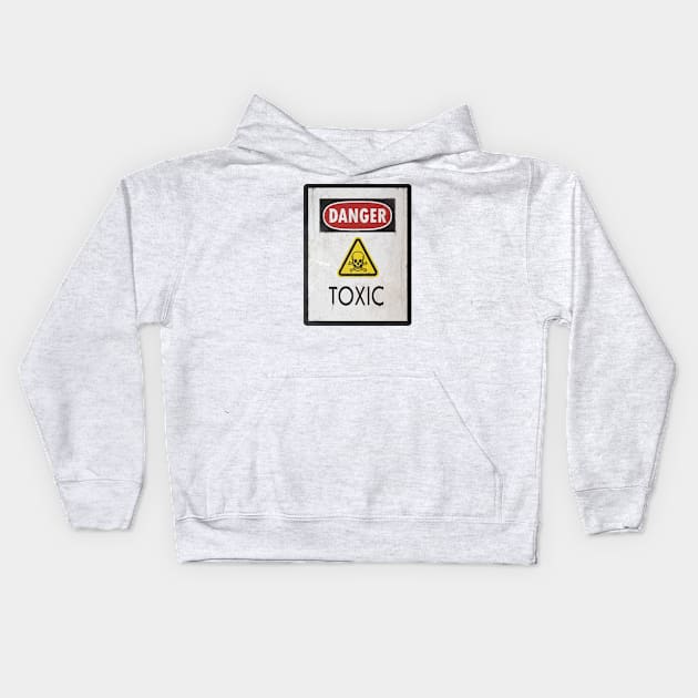 Danger Toxic Kids Hoodie by PeggyNovak